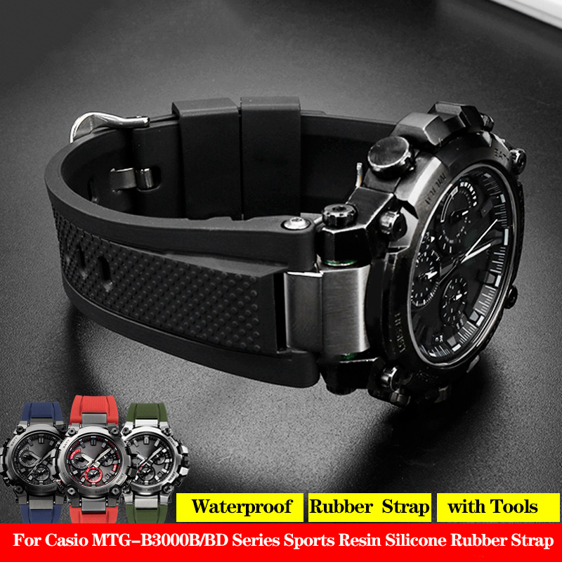 Men Accessories Bd - Tali Jam Tangan karet ซิลิโคนเรซิ่นแนวสปอร์ตสำหรับ Casio