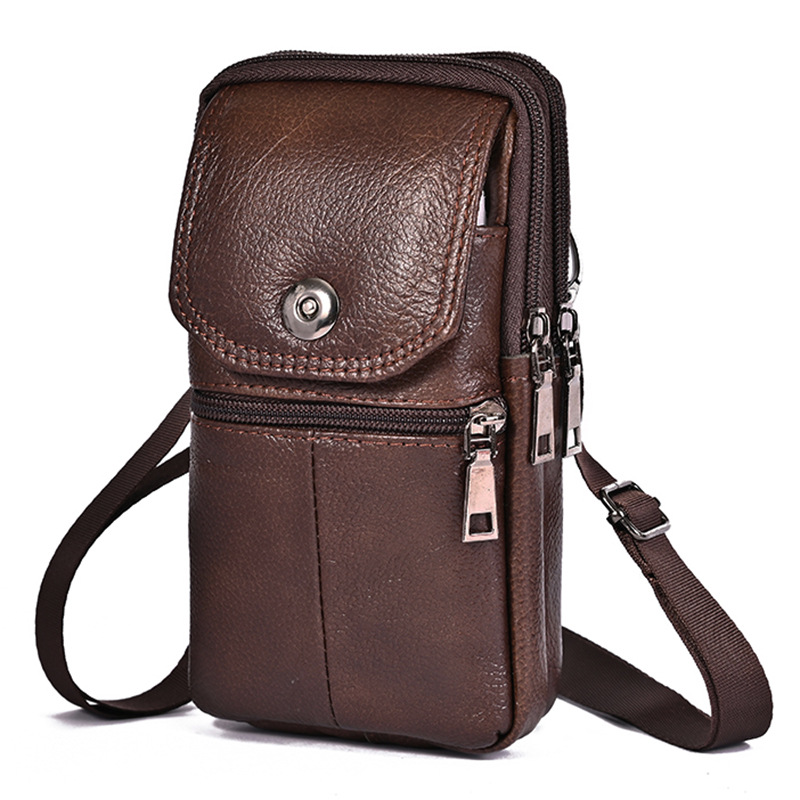 Men'S Accessories Wallet - กระเป๋ากระเป๋าสะพายหนังแมสเซ็นเจอร์ของผู้ชายกระเป๋าใส่โทรศัพท์มือถือกระเป๋าสตางค์กระเป๋าคาดเอวสำหรับเดินทางขนาดเล็กกระเป๋าคาดอกกระเป๋า
