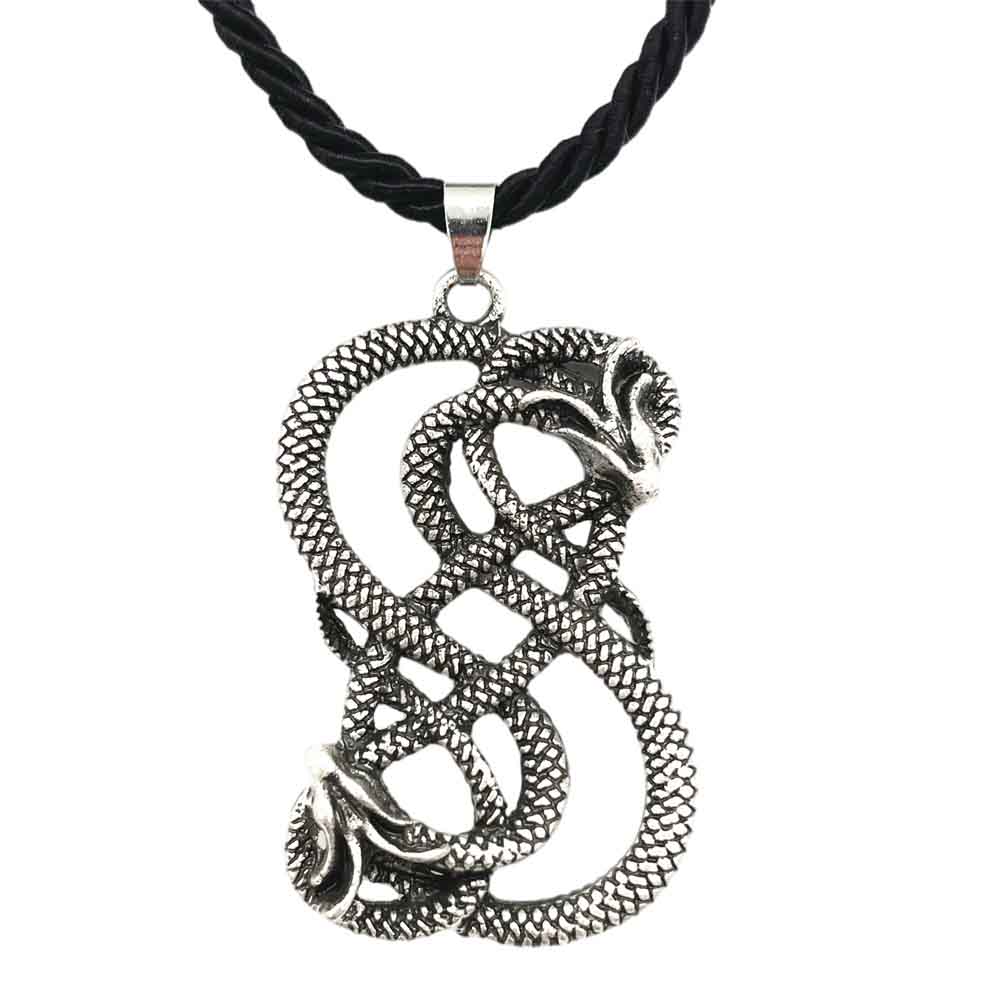 Men Accessories Ethnic - นอร์ส Loki Double Dragon Goth Ouroboros