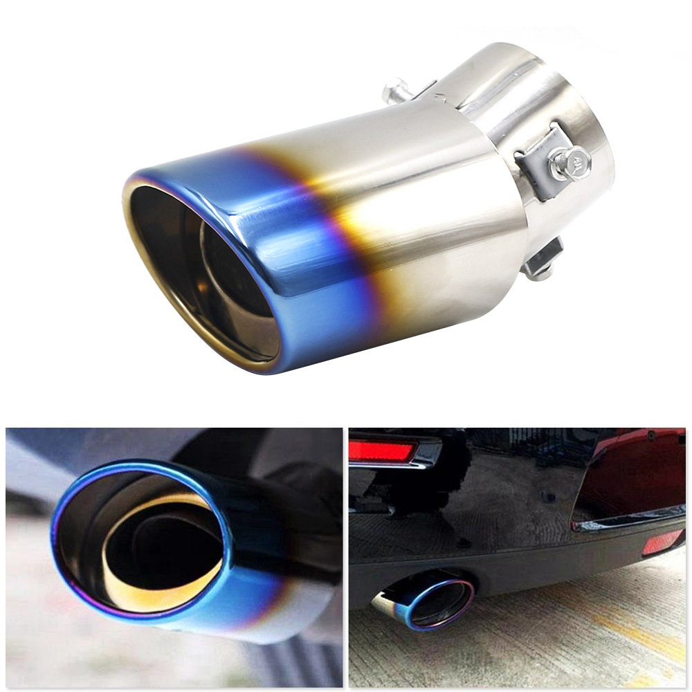 Men Accessories Tips - Tail Muffler ท่อไอเสียท่อเงินอุปกรณ์เสริมสําหรับรถยนต์สําหรับ MAN BYD Mini