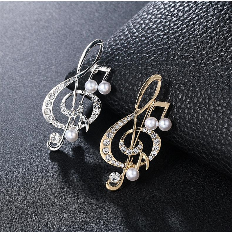 Men'S Accessories Gift Ideas - 1 PC Elegant Musical Note เข็มกลัดสไตล์ชุดอุปกรณ์เสริมสําหรับกระเป๋าเป้สะพายหลังผู้ชาย