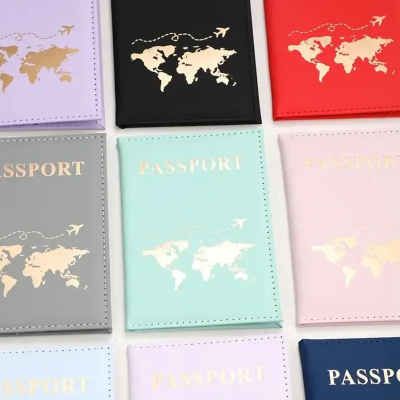 Men'S Accessories Case - หนังสือเดินทางกระเป๋ากันน้ําสําหรับผู้หญิงผู้ชาย Pu Leathaer แฟชั่นผู้ถือหนังสือเดินทางท่องเที่ยวกรณี ID นามบัตร