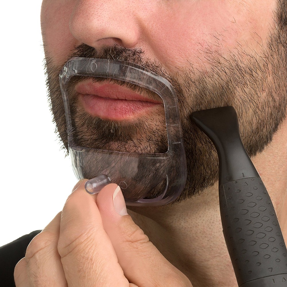 Men Accessories Combo Gift - 5ชิ้น/เซ็ตBeardจัดแต่งทรงผมเครื่องมือสำหรับแฟชั่นผู้ชายGoatee Shapingแม่แบบBeard Face Careเครื่องมือการสร้างแบบจำลองของขวัญอุปกรณ์เสริม