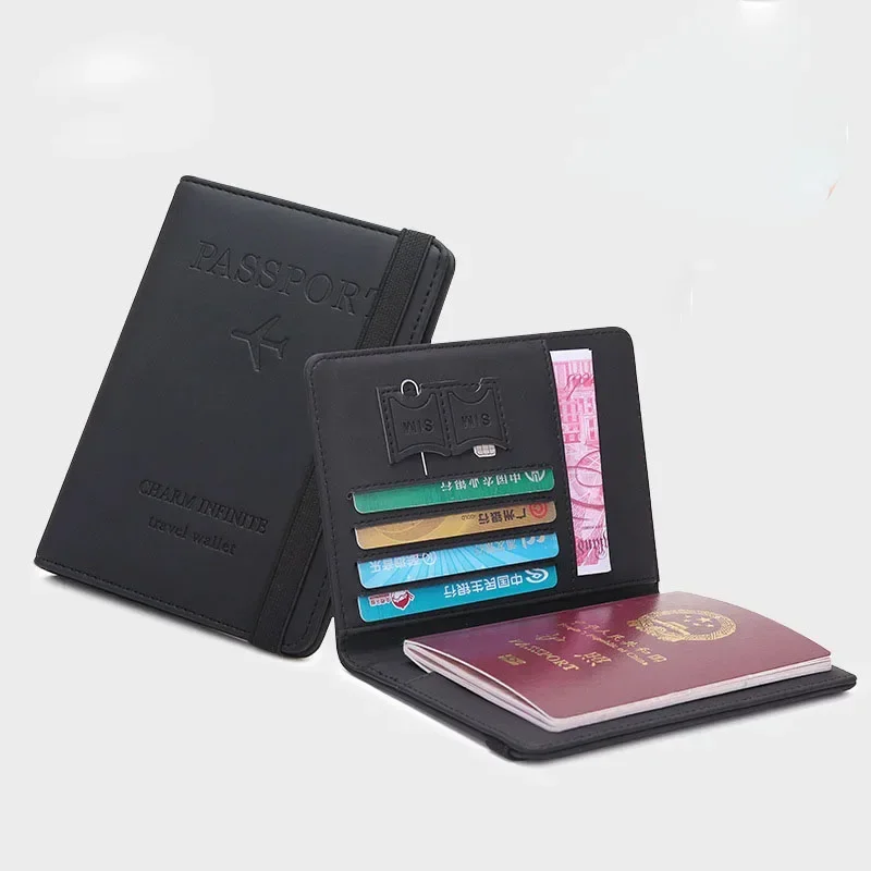 Men'S Accessories Case - ผู้หญิงผู้ชายกระเป๋าเดินทางผู้ถือหนังสือเดินทาง PU หนังบัตรเครดิตผู้ถือกรณีตั๋วป้องกันกระเป๋าสตางค์กระเป๋า