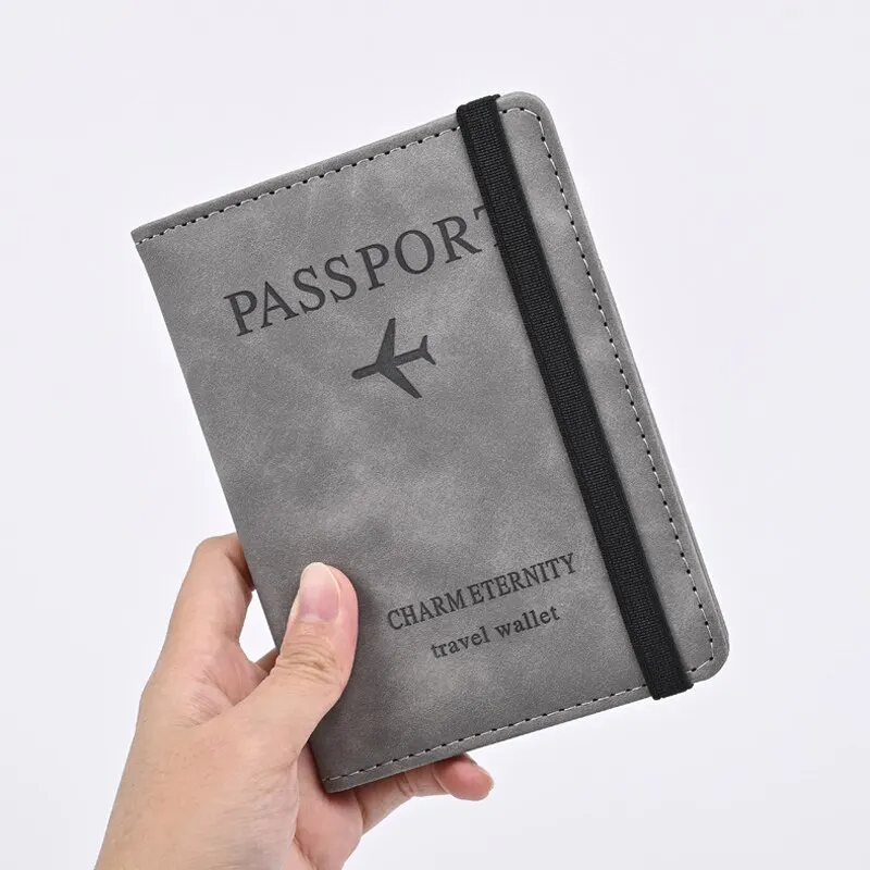 Men'S Accessories Wallet - ผู้ชาย PU หนังกระเป๋าสตางค์หนังสือเดินทางกระเป๋าเดินทางชายอุปกรณ์เสริมกระเป๋าเดินทางพกพาหนังสือเดินทางธุรกิจกระเป๋าสตางค์