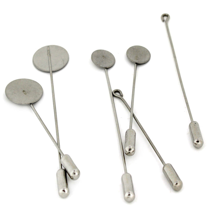 เข็มกลัดสแตนเลสขนาด 10 15 มม.  - Men Accessories Brooch บทวิจารณ์และราคา