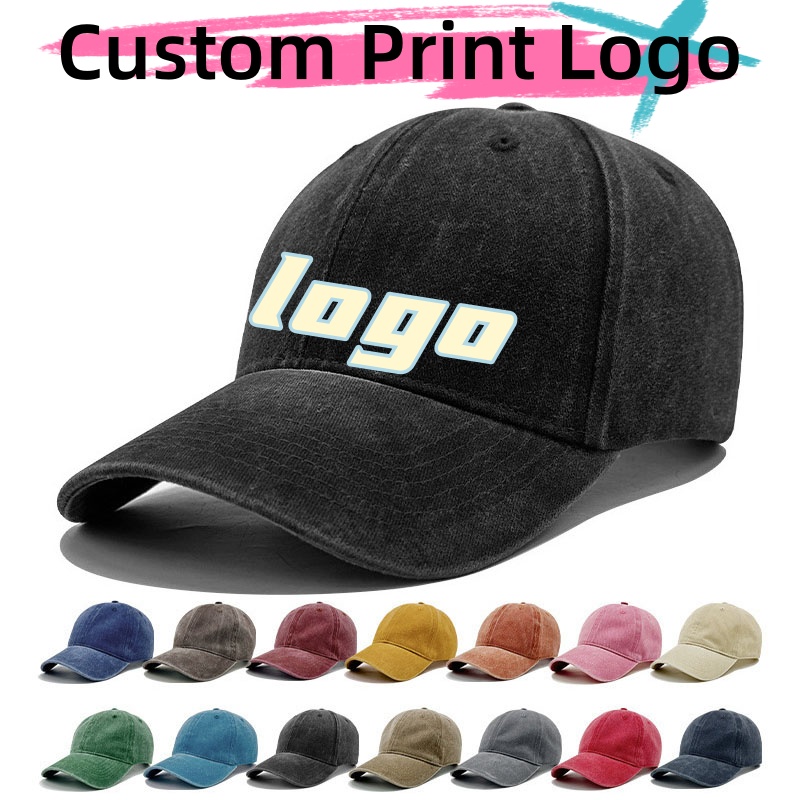 หมวกเบสบอลผ้าฝ้ายพิมพ์ลายโลโก้ - Hat Snapback Cap บทวิจารณ์และราคา