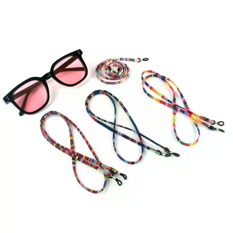 สายคล้องแว่นตาผ้าฝ้ายสไตล์โบโฮ - Men Accessories Ethnic บทวิจารณ์และราคา