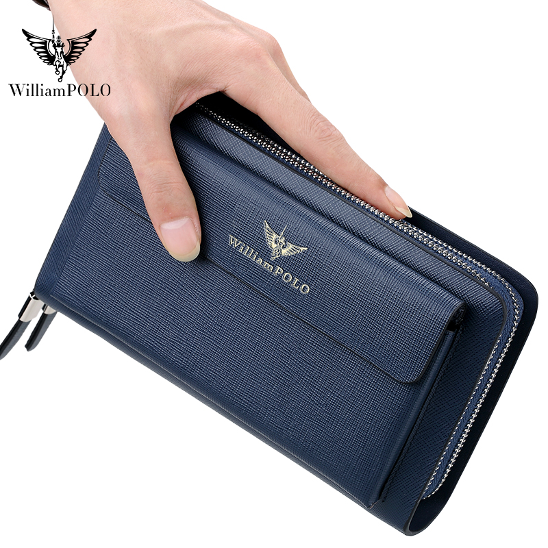 กระเป๋าคลัทช์หนังแท้ WILLIAMPO - Men'S Accessories Wallet บทวิจารณ์และราคา