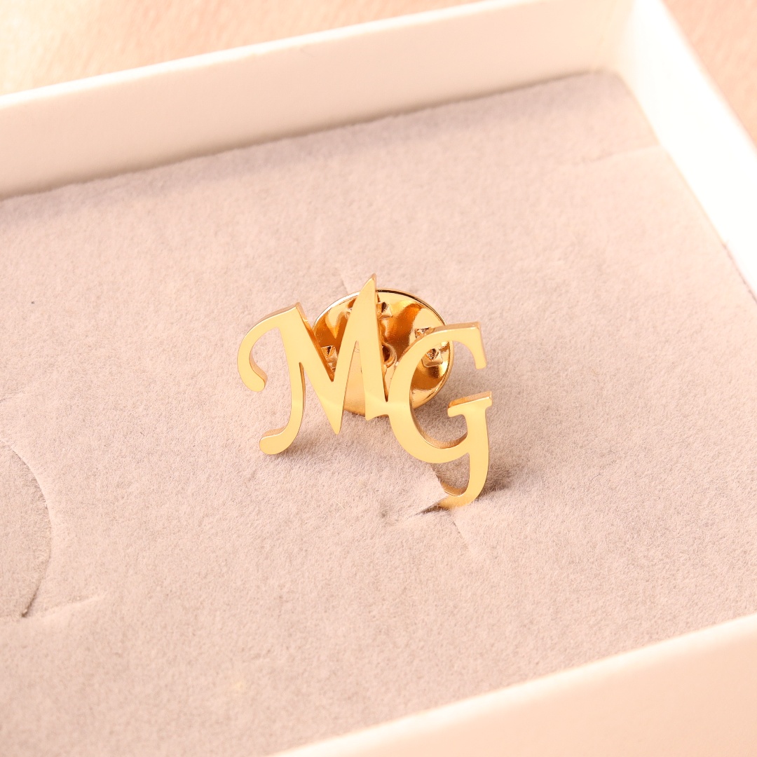 เข็มกลัดติดเสื้อสแตนเลสสตีลสลั - Men Accessories Brooch บทวิจารณ์และราคา