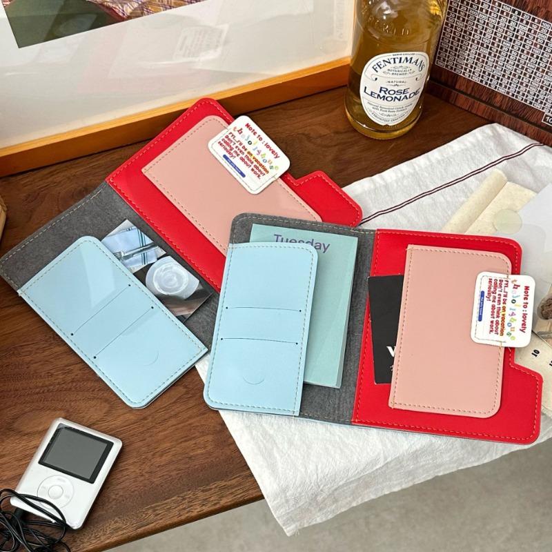 Ins บล็อกสีผู้ถือหนังสือเดินทา - Travel Organizer Men บทวิจารณ์และราคา