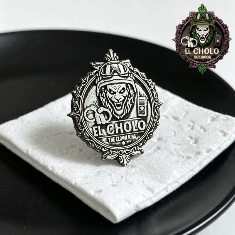 เข็มกลัดโลโก้ตัวตลกแบบกำหนดเอง - Men Accessories Brooch บทวิจารณ์และราคา