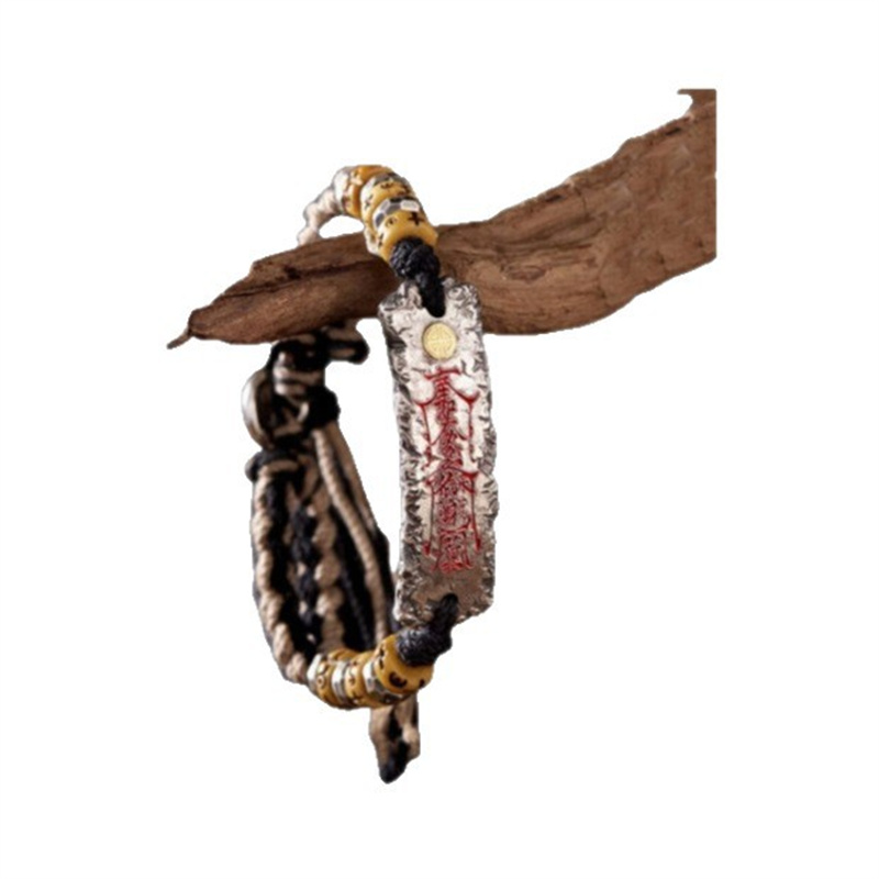 สร้อยข้อมือเชือกถักสไตล์ชาติพั - Men Accessories Ethnic บทวิจารณ์และราคา