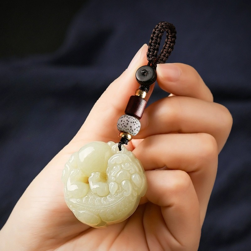 จีน-เก๋สไตล์ Pixiu พวงกุญแจกระ - Men Accessories Ethnic บทวิจารณ์และราคา
