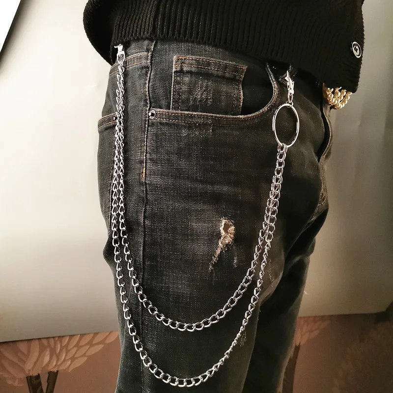 เข็มขัดโลหะแบบโซ่สไตล์พังก์ พร - Men'S Accessories Wallet บทวิจารณ์และราคา