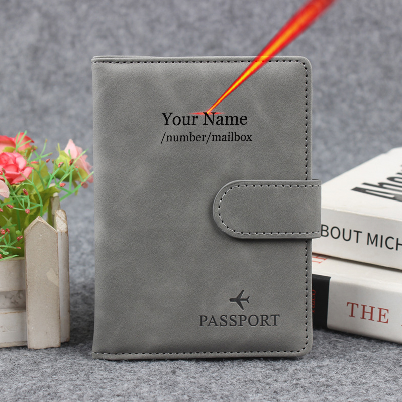 ปุ่มแม่เหล็กปกหนังสือเดินทางปร - Men'S Accessories Case บทวิจารณ์และราคา