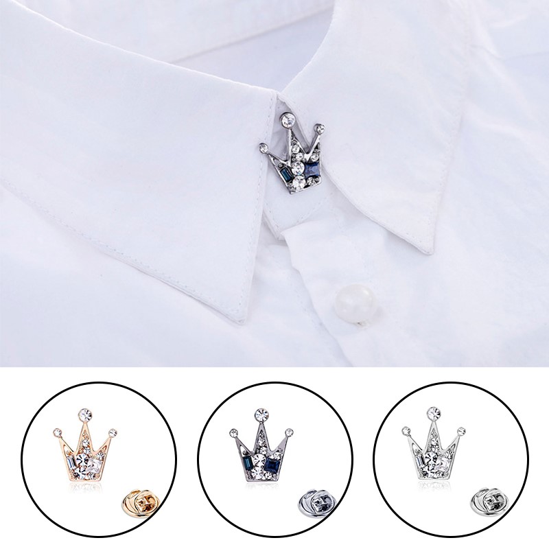 เข็มกลัดมงกุฎโลหะสุดหรูสำหรับผ - Men Accessories Brooch บทวิจารณ์และราคา