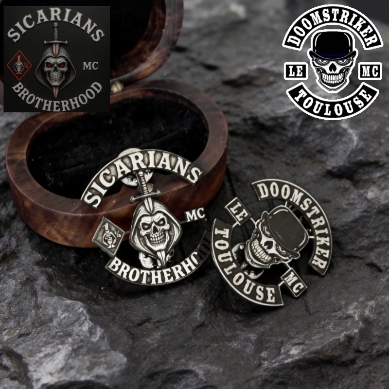เข็มกลัดรูปภาพ MC แบบกำหนดเองส - Men Accessories Brooch บทวิจารณ์และราคา