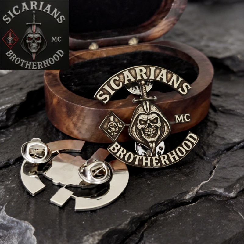 เข็มกลัดรูปภาพ MC แบบกำหนดเองส - Men Accessories Brooch บทวิจารณ์และราคา