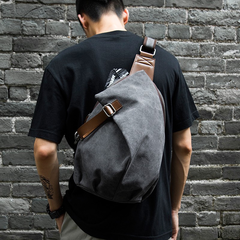 กระเป๋าสะพายข้างผ้าแคนวาสสไตล์ - Men'S Accessories Backpack บทวิจารณ์และราคา