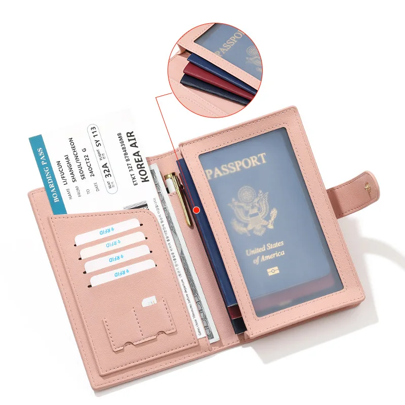 กระเป๋าใส่พาสปอร์ตหนัง PU ป้อง - Travel Organizer Men บทวิจารณ์และราคา