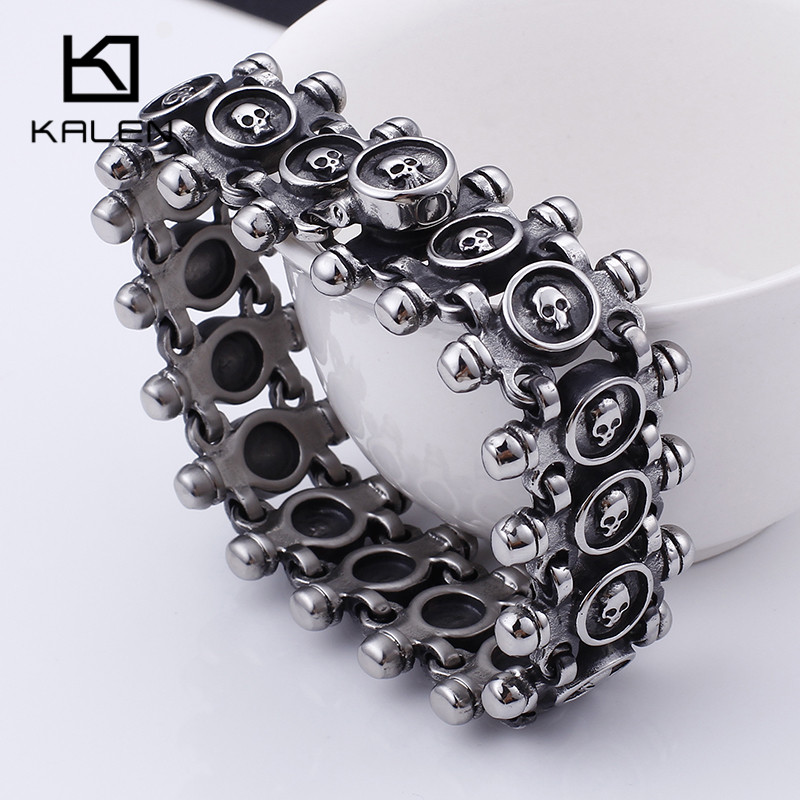 กำไลข้อมือสไตล์พังก์วินเทจลายห - Men Accessories Bd บทวิจารณ์และราคา