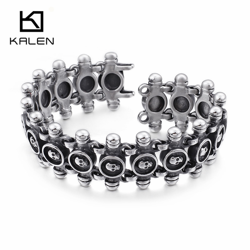 กำไลข้อมือสไตล์พังก์วินเทจลายห - Men Accessories Bd บทวิจารณ์และราคา