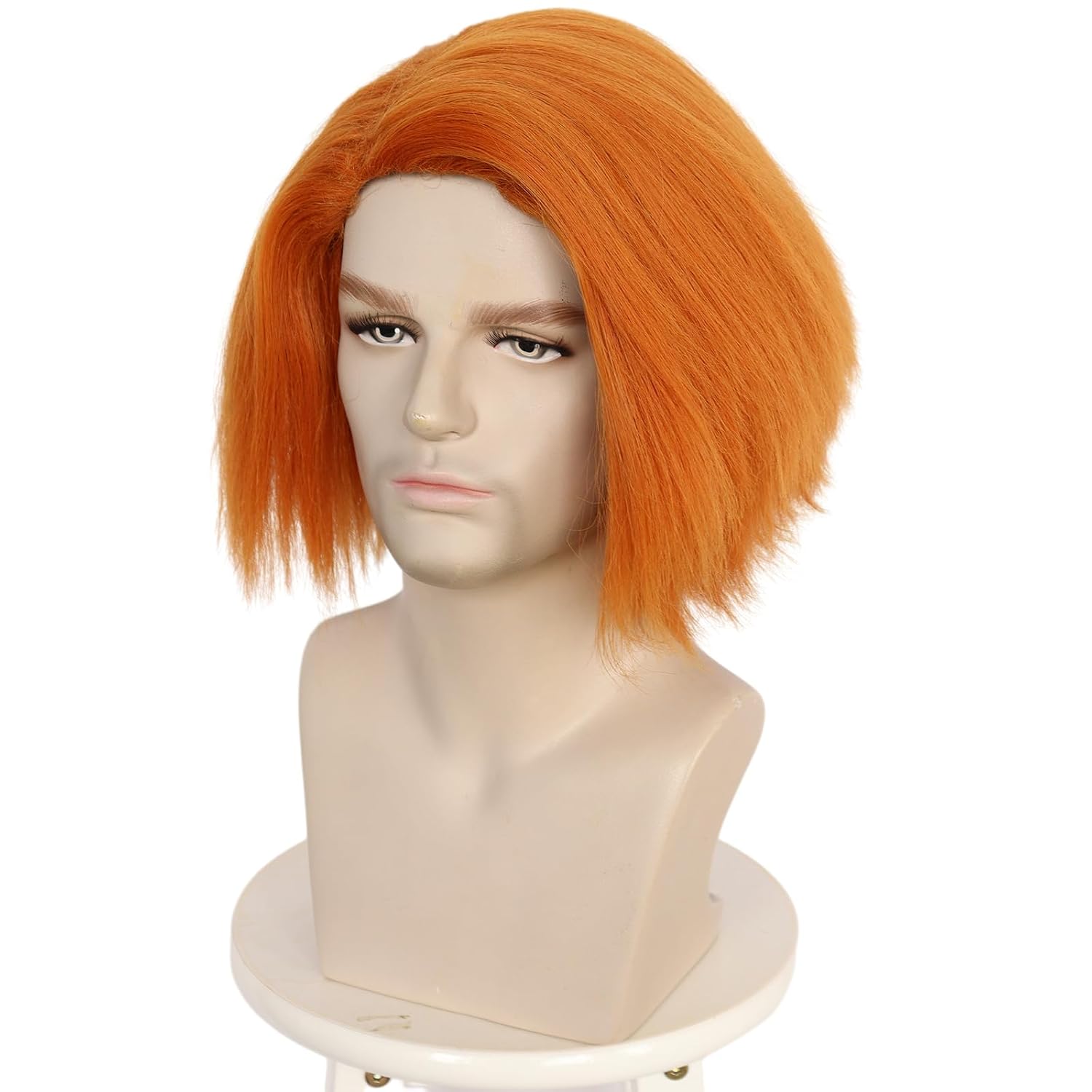 อะนิเมะชัคกี้วิกผมบุรุษสีส้มคอ - Men Accessories Bd บทวิจารณ์และราคา