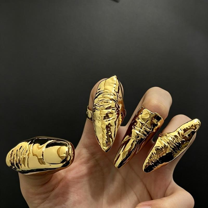 แหวนเล็บโลหะสไตล์พังก์ แหวนปลา - Men Accessories Tips บทวิจารณ์และราคา