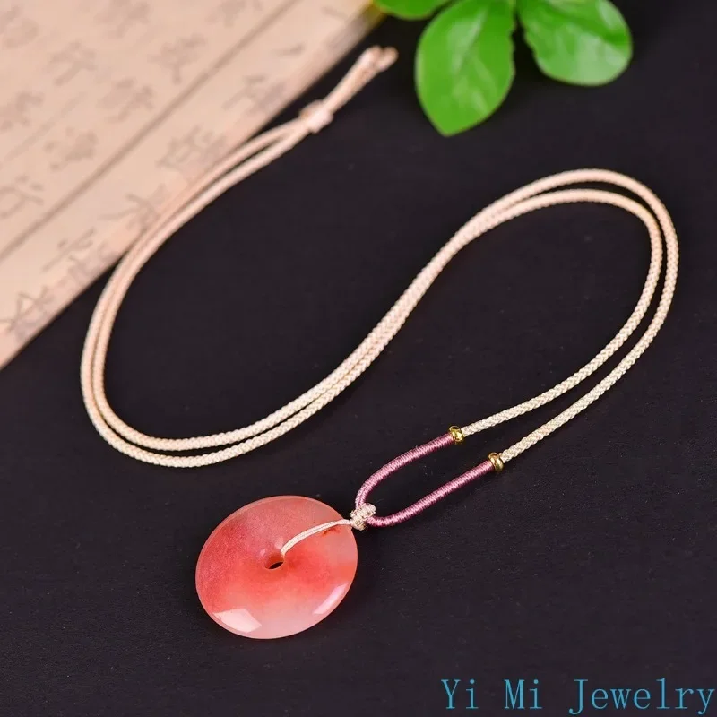 หยกสีทองธรรมชาติ Peach Blossom - Men Accessories Ethnic บทวิจารณ์และราคา