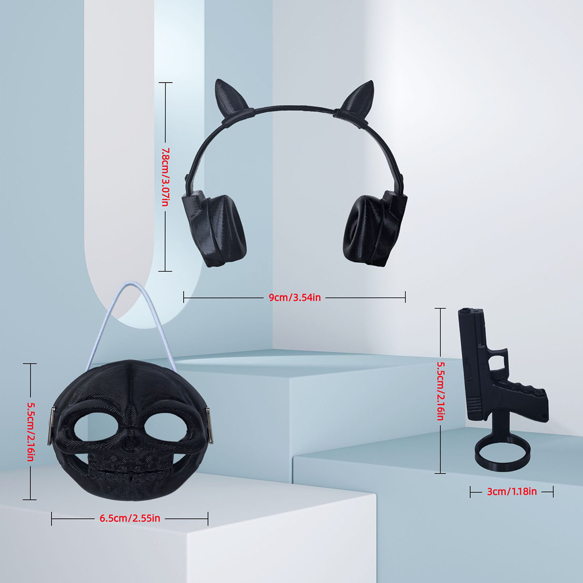 ตุ๊กตาตุ๊กตาตลกชุด-หน้ากากสร้า - Men Accessories Combo บทวิจารณ์และราคา