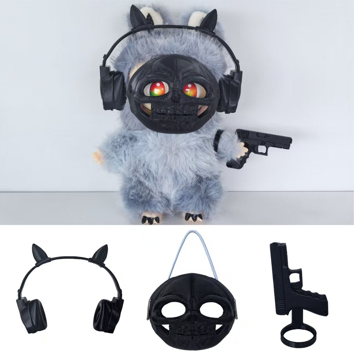 ตุ๊กตาตุ๊กตาตลกชุด-หน้ากากสร้า - Men Accessories Combo บทวิจารณ์และราคา