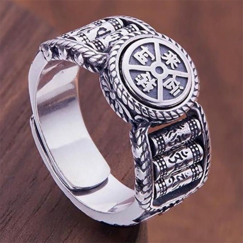 แหวนลูกปัดหกอักขระสไตล์ชาติพัน - Men Accessories Ethnic บทวิจารณ์และราคา