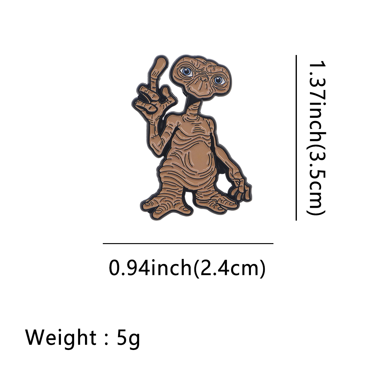 เข็มกลัดเคลือบลายการ์ตูนเอเลี่ - Men Accessories Brooch บทวิจารณ์และราคา