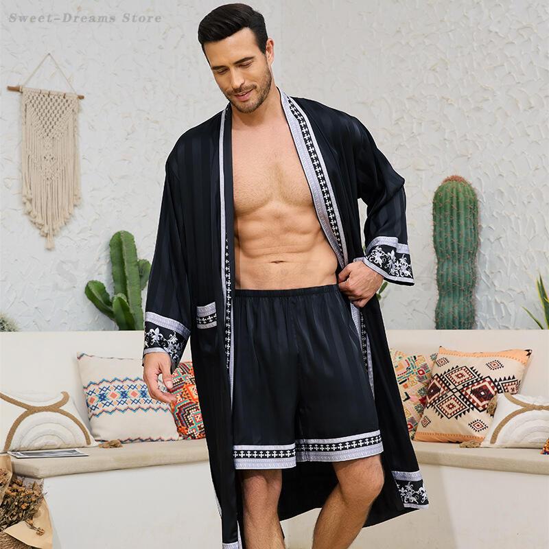 ชุดนอนผู้ชายแบบยาว สไตล์บาโรก  - Men'S Kimono Accessories บทวิจารณ์และราคา