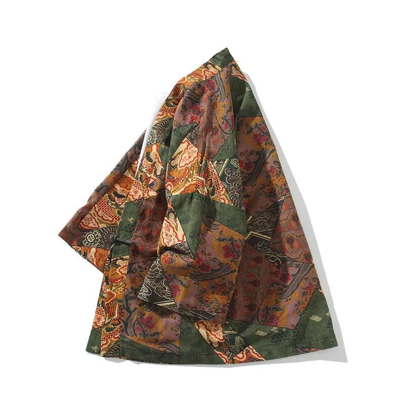 สไตล์ชาติพันธุ์พิมพ์ Yukata ผู - Men'S Kimono Accessories บทวิจารณ์และราคา