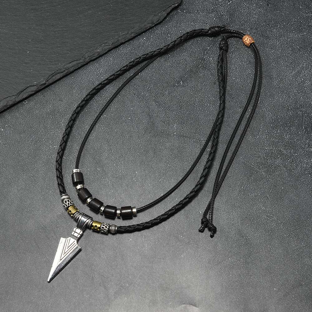 สร้อยคอหัวลูกศรไวกิ้งสำหรับผู้ - Men Accessories Ethnic บทวิจารณ์และราคา
