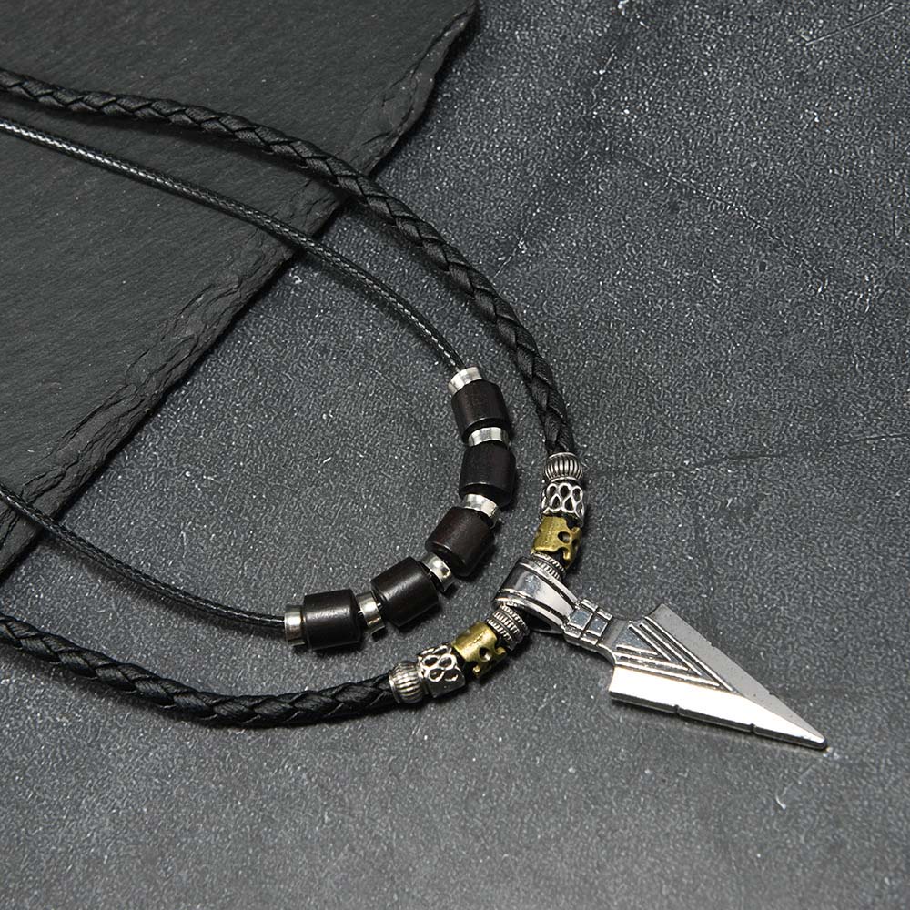 สร้อยคอหัวลูกศรไวกิ้งสำหรับผู้ - Men Accessories Ethnic บทวิจารณ์และราคา