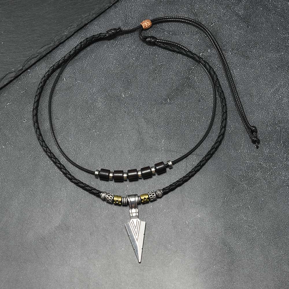 สร้อยคอหัวลูกศรไวกิ้งสำหรับผู้ - Men Accessories Ethnic บทวิจารณ์และราคา