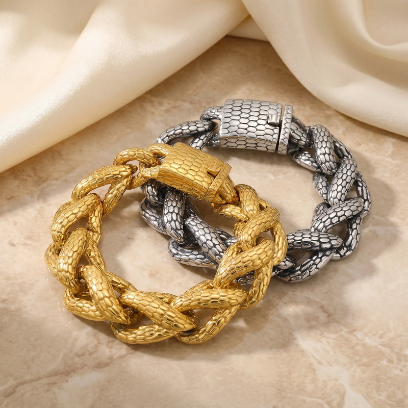 สร้อยข้อมือผู้ชายแบบ Cuban Lin - Men Accessories Bd บทวิจารณ์และราคา